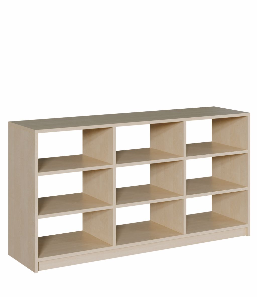 K Raumteilerschrank 80 cm, 9 offene Fächer
